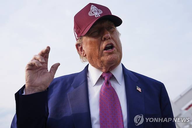 트럼프 [AP 연합뉴스 자료사진. 재판매 및 DB 금지]