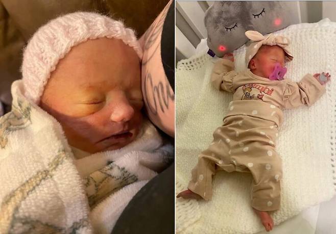 태어난 지 18시간 만에 숨진 영국의 갓난아기 사연이 공개됐다. [사진=SNS]
