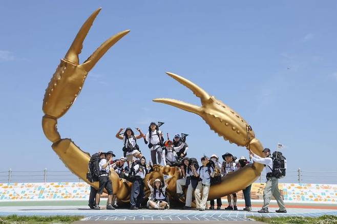 영덕군과 아이더가 함께 주관하는 2025 아이더 하이커스데이 사전 행사. 영덕군 제공