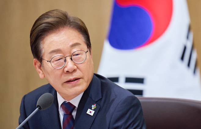 이재명 대통령이 지난 10일 서울 용산구 대통령실 청사에서 열린 국무회의에서 모두발언을 하고 있다./대통령실