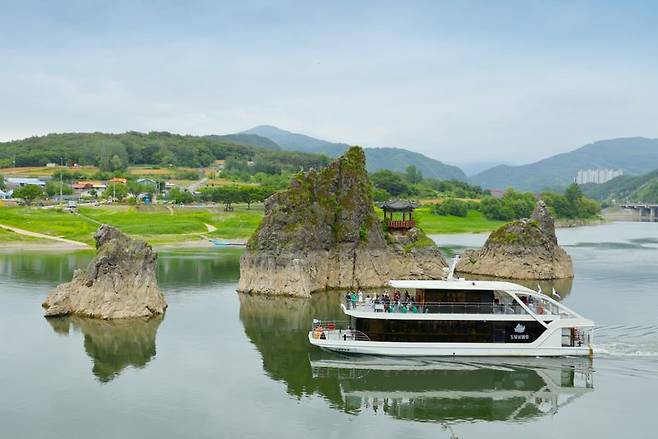 도담삼봉 유람선