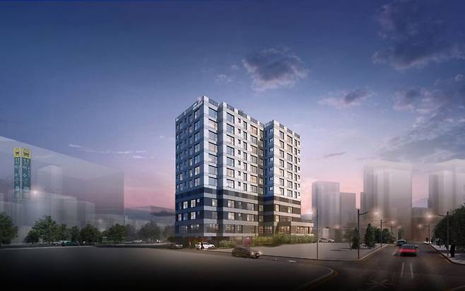 서울 서초구 '월드메르디앙 서초' 투시도. 월드건설산업 제공