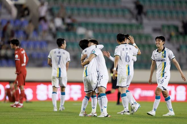 안산 그리너스. 한국프로축구연맹 제공
