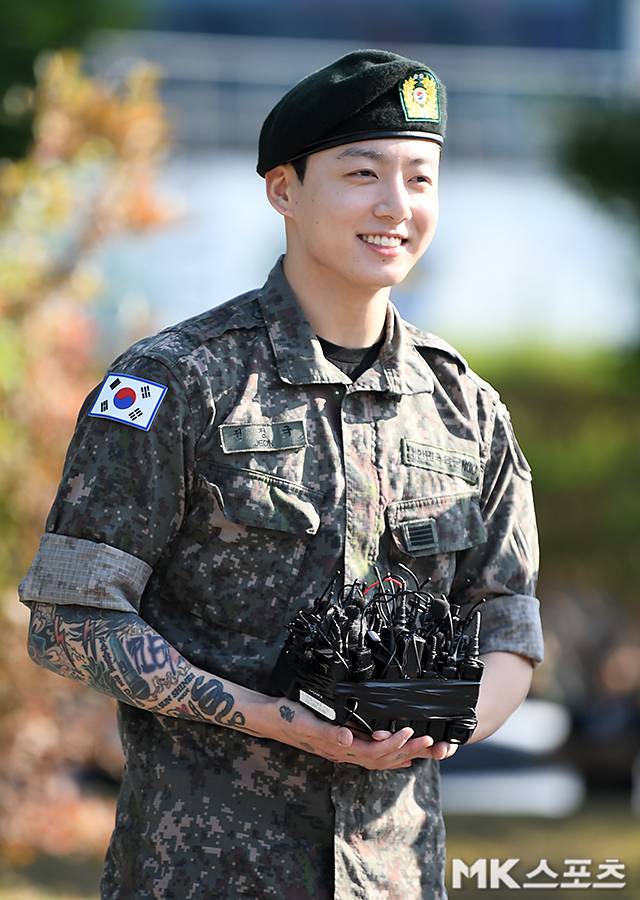 만기 전역한 그룹 방탄소년단 멤버 정국의 자택에 침입하려던 중국인 여성이 경찰에 붙잡혔다. 사진=MK스포츠