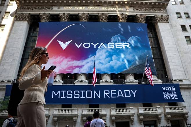 보이저 테크놀로지스 뉴욕증권거래소(NYSE) 상장 /로이터=뉴스1