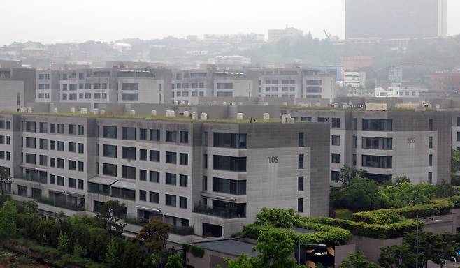 서울 용산구 한남동의 ‘나인원한남’ 모습. [연합]