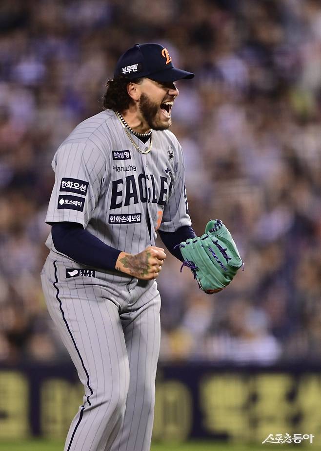 한화 코디 폰세가 5월 CGV 씬-스틸러상 수상자로 선정됐다. 스포츠동아 DB