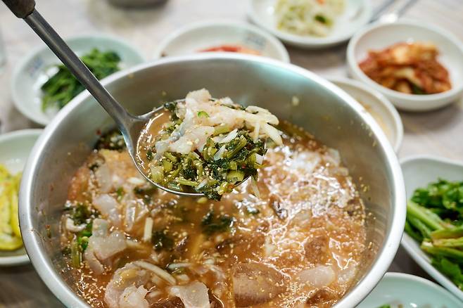 들뫼바다(된장물회)