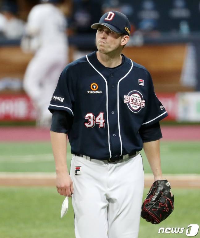 KBO 두산 시절 크리스 플렉센. /사진=뉴스1 제공