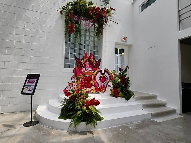 - 별도의 포토존도 마련돼 있다&nbsp;