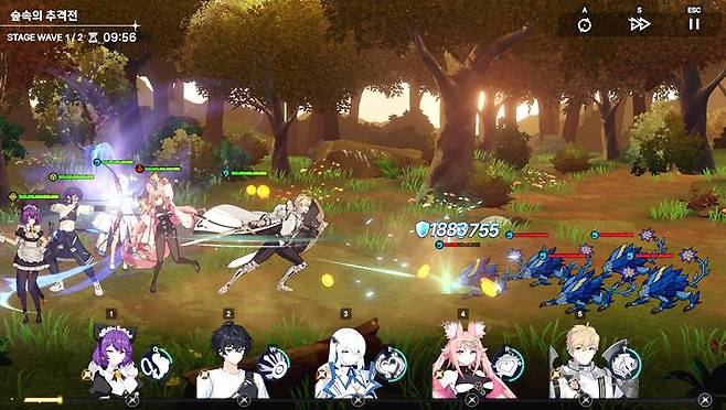 일반 전투 화면