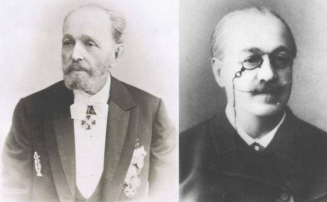 마리우스 프티파(왼쪽)와 레브 이바노프. 위키미디어 커먼스