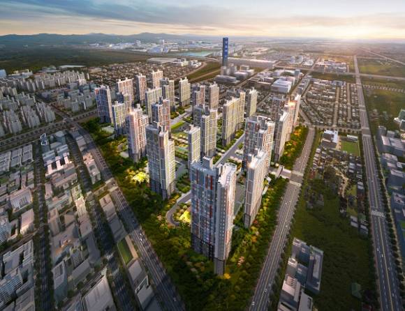 오송역현대힐스테이트 조감도. [사진=현대엔지니어]