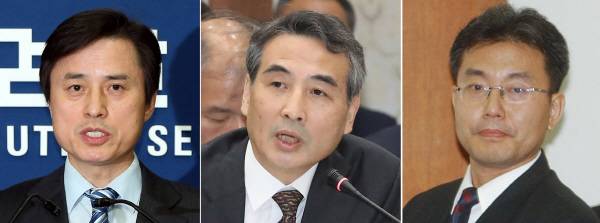 이재명 대통령은 12일 내란 특검으로 조은석 전 감사원장 권한대행을(왼쪽부터), 김건희 특검으로 민중기 전 서울중앙지방법원장을, 채상병 특검으로 이명현 전 국방부 검찰단 고등검찰부장을 지명했다고 더불어민주당이 13일 발표했다. 연합뉴스