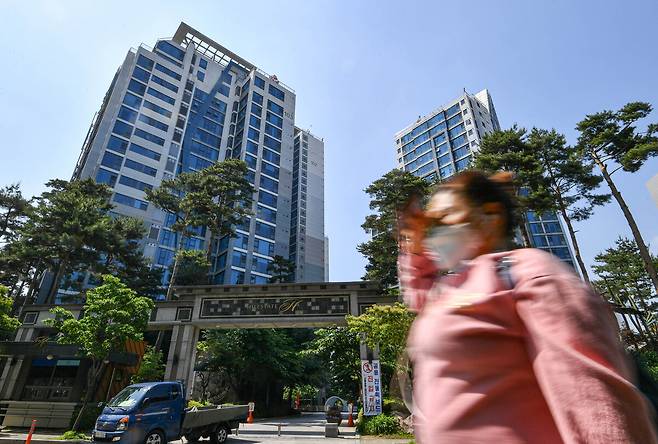 서울 성동구 성수동의 고가 아파트 단지. 국민일보DB