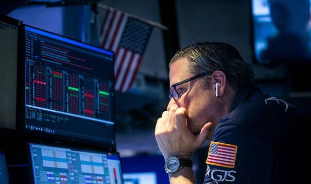뉴욕 증시의 트레이더. 신화연합뉴스