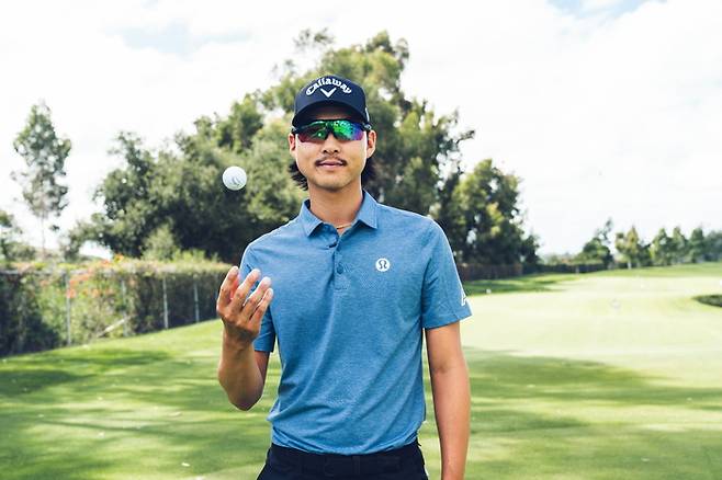 미국프로골프(PGA) 투어 인기 스타 중 한 명인 이민우가 제125회 US오픈 활약을 다짐하며 포즈를 취하고 있다. 이민우