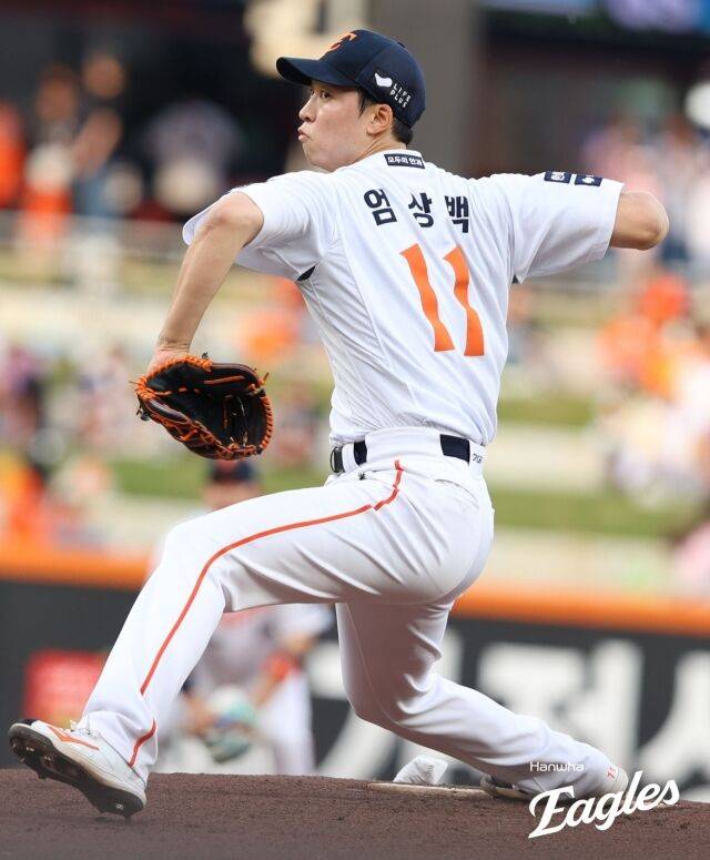 한화 이글스 엄상백./한화 이글스