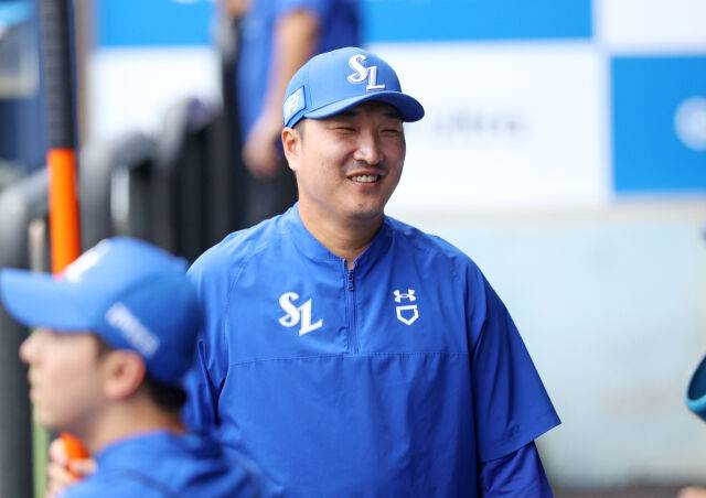 삼성 라이온즈 이진영 타격 코치./삼성 라이온즈