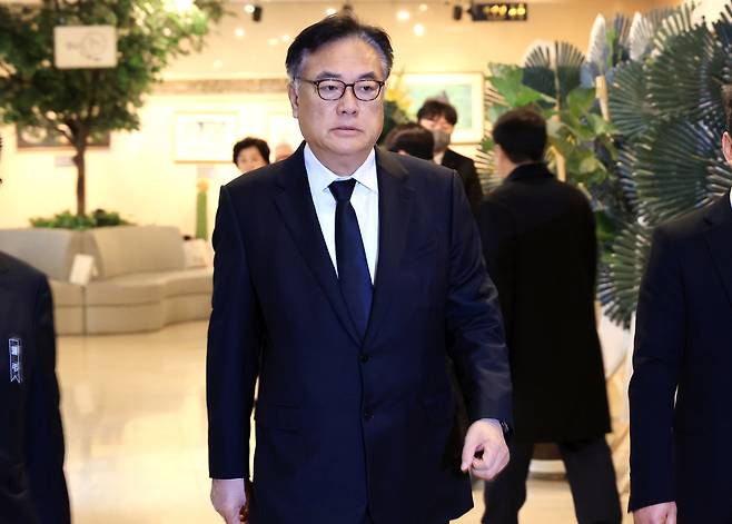 정진석 대통령실 비서실장. [연합]