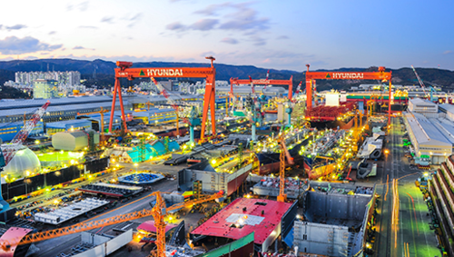 HD현대중공업 울산조선소 전경