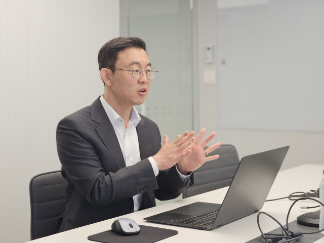 윤태영 프로티나 대표가 9일 서울경제신문과 인터뷰하고 있다. 사진 제공=프로티나