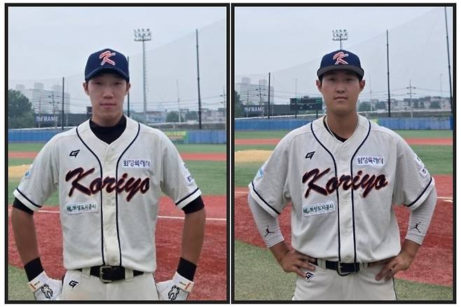 이한별(사진 왼쪽), 지강혁 선수