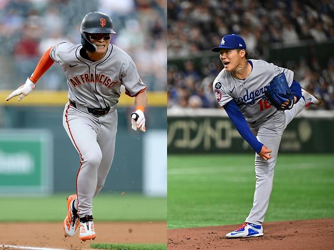 이정후(왼쪽)와 야마모토 요시노부. 게티이미지코리아