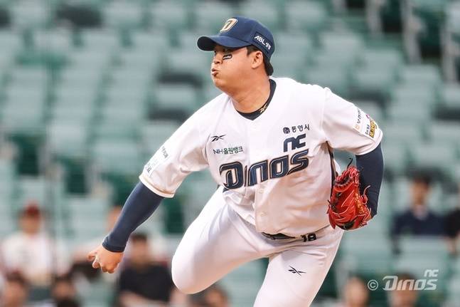 NC 신민혁. /사진=NC 다이노스 제공