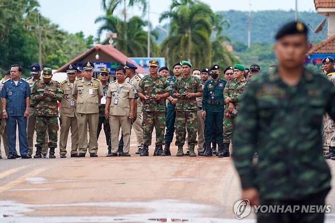 태국·캄보디아 국경 분쟁 [EPA 연합뉴스 자료사진. 재배포 및 판매 금지]
