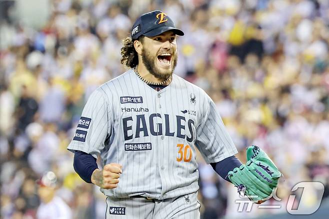 한화 이글스 외국인 투수 코디 폰세가 14일 열리는 KBO리그 대전 LG 트윈스전에 선발 등판한다. ⓒ News1 민경석 기자