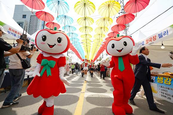 지난해 열린 광주시 퇴촌 토마토 거리 축제 모습. [사진=광주시]