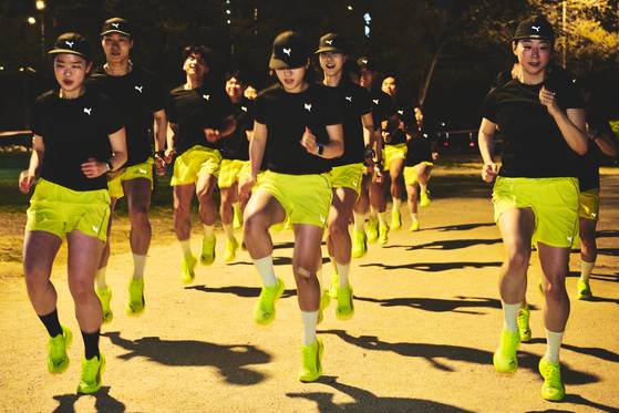 푸마가 운영하는 러닝 크루 '런푸마팸'. 푸마