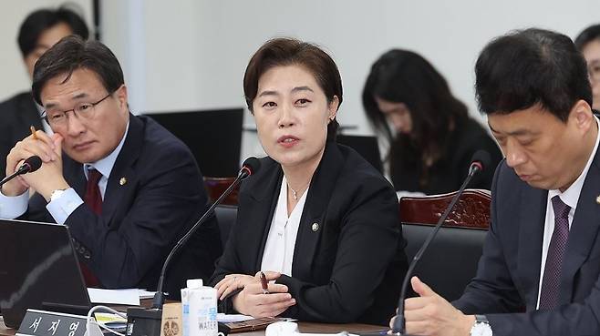 국민의힘 서지영 원내대변인. 연합뉴스