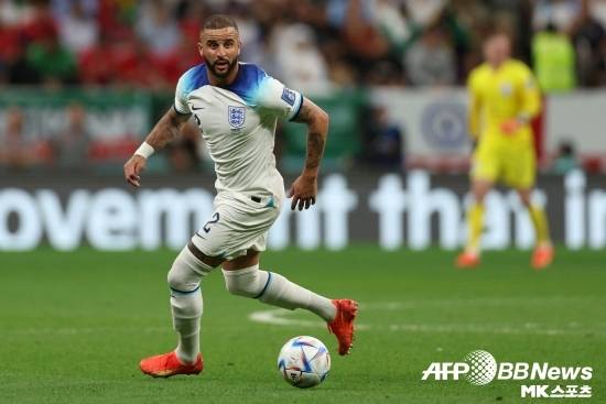 카일 워커는 잉글랜드 축구 대표팀 유니폼을 입고서 A매치 96경기에서 1골을 기록하고 있다. 사진=ⓒAFPBBNews=News1