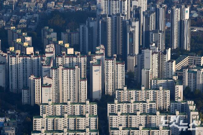 서울 시내 아파트의 모습. 박종민 기자