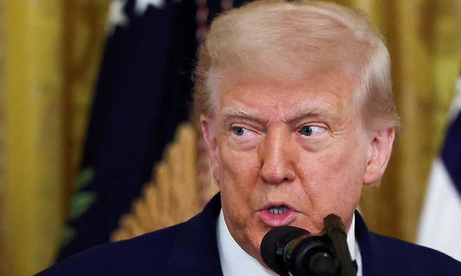 도널드 트럼프 미국 대통령. 로이터연합뉴스