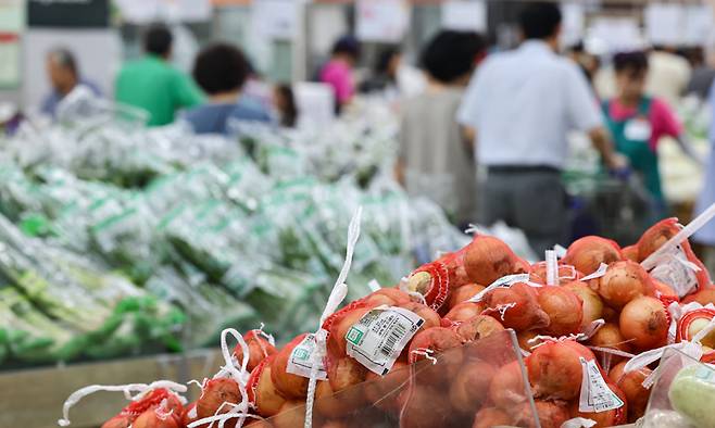 서울 시내 대형마트에서 시민들이 장을 보고 있다. 연합뉴스
