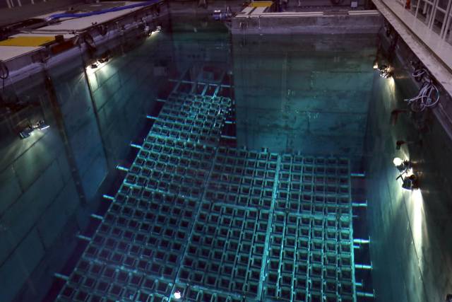 고리원전 1호기에 있는 사용후 핵연료 저장조 모습. 연합뉴스