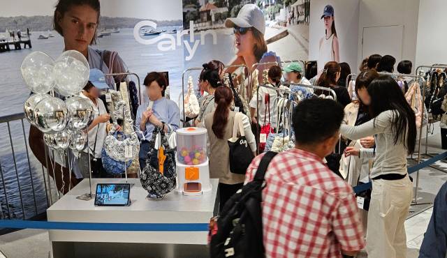 일본 오사카서 열린 칼린 팝업스토어 현장. 사진제공=칼린