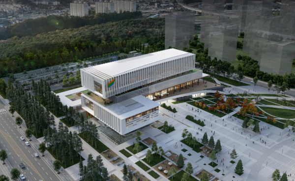 지난해 시행된 여주시 신청사 건립 설계공모 당선작. / 여주시 제공