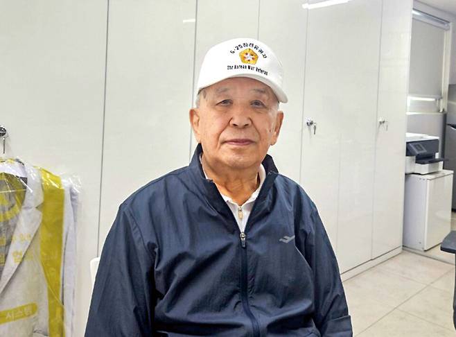 ▲&nbsp;예비역대령 원규진(93) 6.25참전유공자회 의정부지회 고문