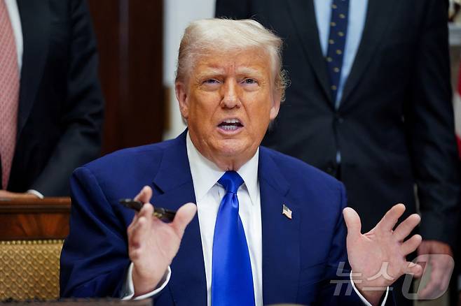 도널드 트럼프 미국 대통령.ⓒ 로이터=뉴스1 ⓒ News1 우동명 기자