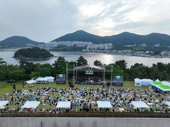지난 7일 전남 여수시 웅천동 장도에서 열린 ‘2025 여수재즈페스티벌' 모습./여수시