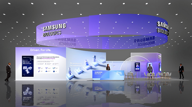 바이오 USA 행사장 내 삼성바이오로직스 단독 부스 ⓒ삼성바이오로직스
