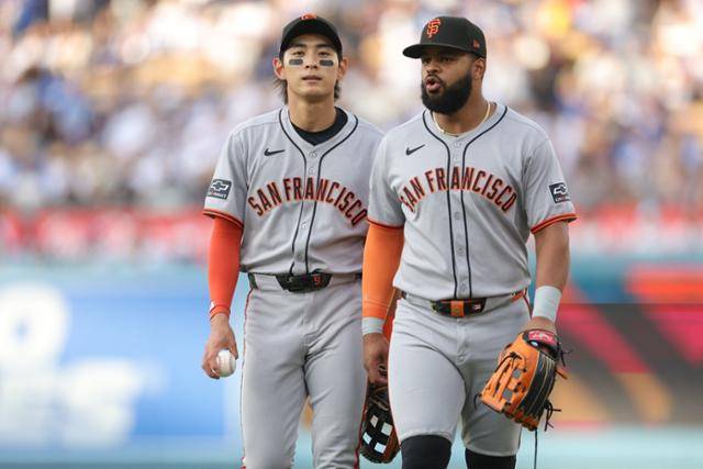 샌프란시스코 이정후(왼쪽). USA투데이스포츠 연합뉴스