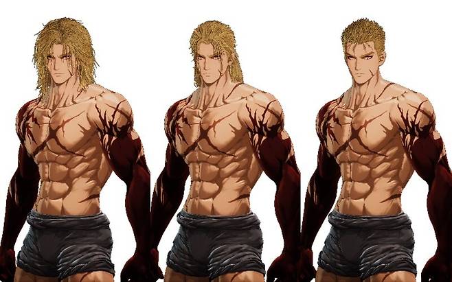 ▲ 남캐 3종 헤어