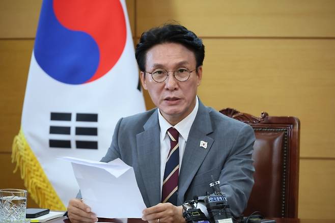 ▲ 기자간담회하는 김민석 총리 후보자 [연합뉴스]