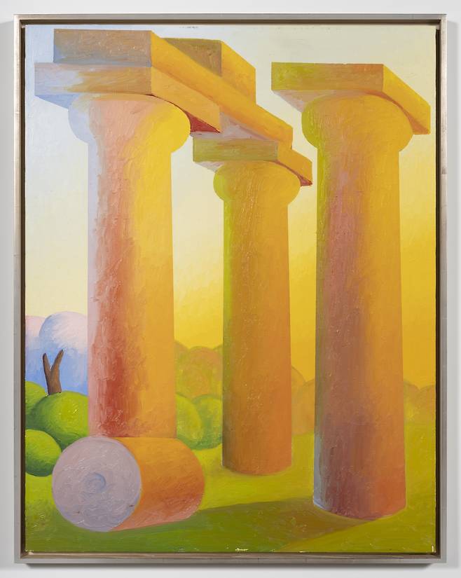 “Tre Colonne” by Salvo (Courtesy of Archivio Salvo and Gladstone)