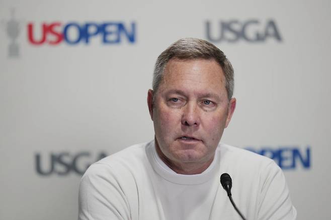 US오픈을 주관하는 미국골프협회(USGA) 마이크 완 CEO. AP연합뉴스